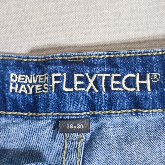 Denver Hayes Flextech Relaxed Fit jeans men's size 38/30 ink blue colour - Picture 6 of 14